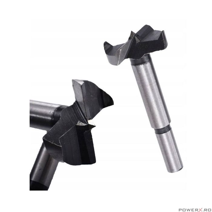 Set freze si ghidaj de gaurire pentru balamale, 12 elemente, Kraft