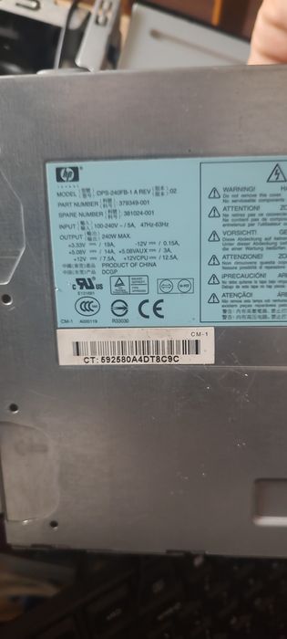 Vând piese de pc vechi