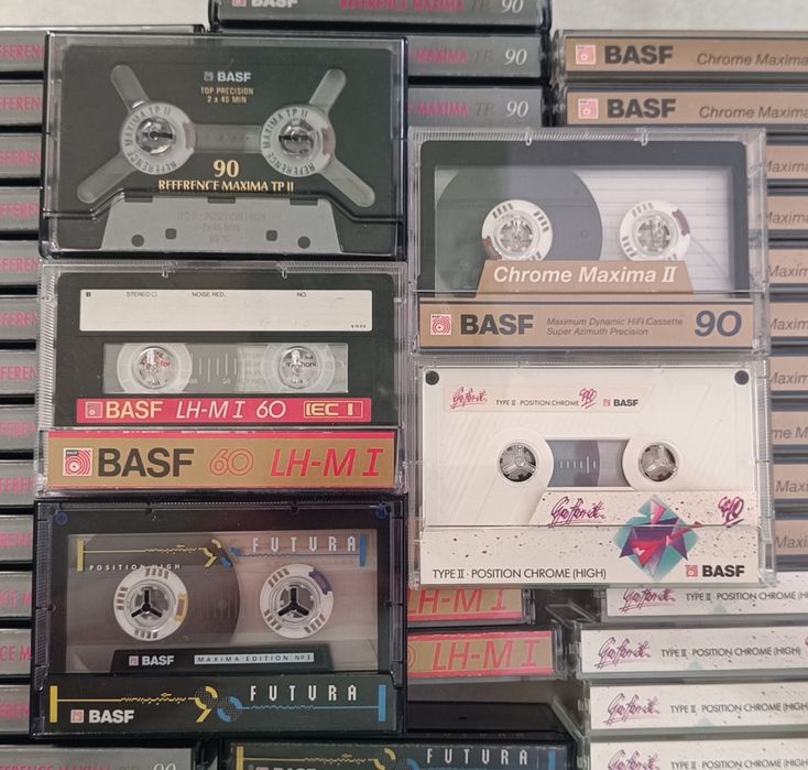 47x Basf TPII, Maxima, Futura, Go for it casete audio