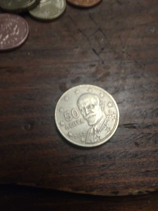50 евро цента 2002г