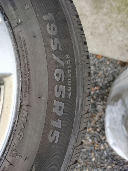 Jante aliaj R15 5x112 VW anvelope iarna