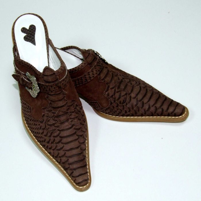 SABOTI, pantofi piele naturala crocodil, masura 39, calitate LUX, NOI