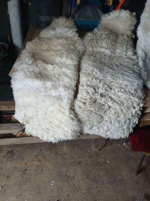 Меховые накидки на сиденье