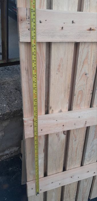 Дървени оградни пана скари  дъски  летви  пано ограда. 113/ 150см
Размерите са 113см / 150см.
Цената е за бр.