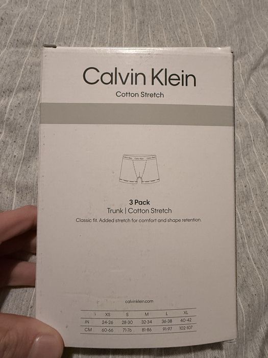 Нови мъжки боксерки Calvin Klein trunk, размер М