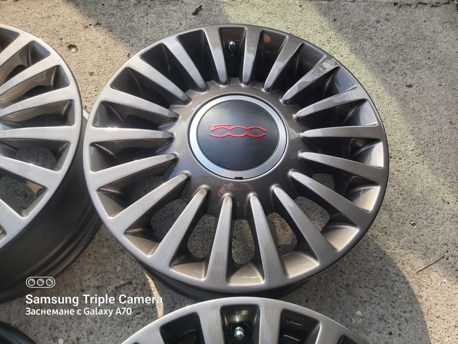 4 броя алуминиеви джанти за Fiat 500 15