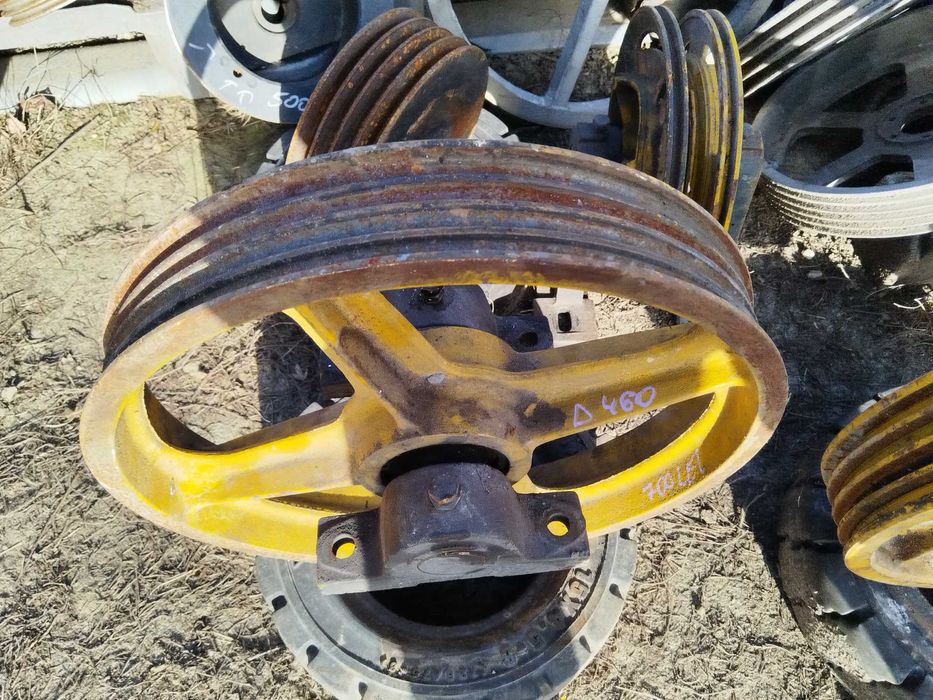 Fulie 48 cm cu ax volanta generator