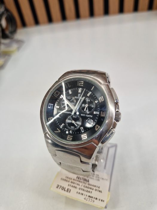 Ceas FESTINA Quartz Curea Metal Garantie! #42339