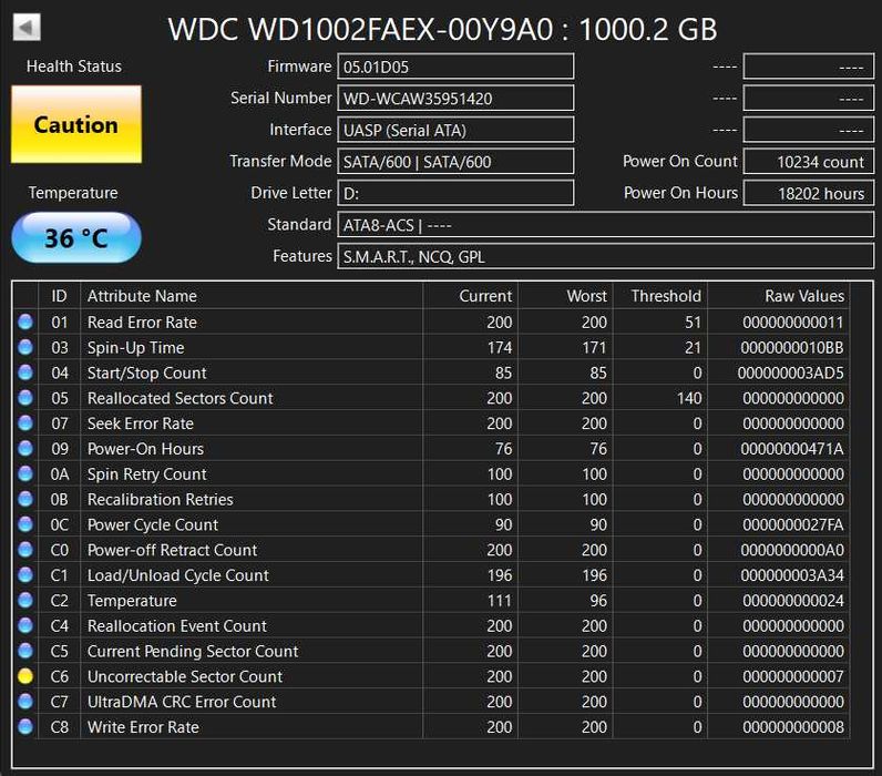 HDD Western Digital Black Desktop, 1TB, SATA 3