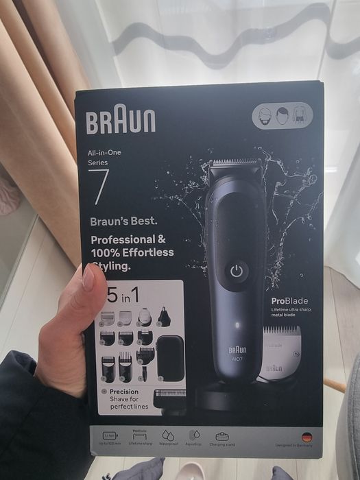 aparat de tuns braun 15 in 1,  seria 7