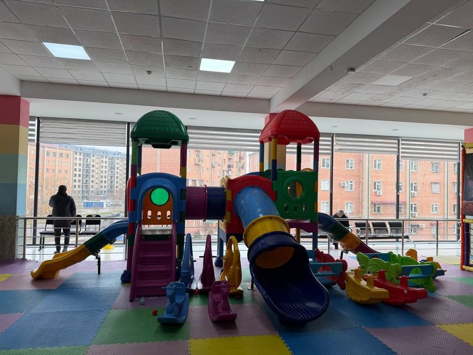 Детский Горка с домик