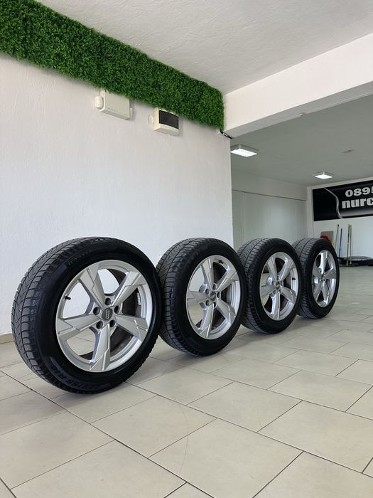 Оригинални джанти с зимни гуми 18 цола Ауди