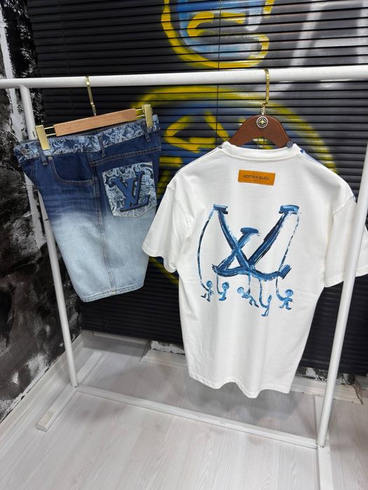 Bermude de blugi Louis Vuitton calitate TOP