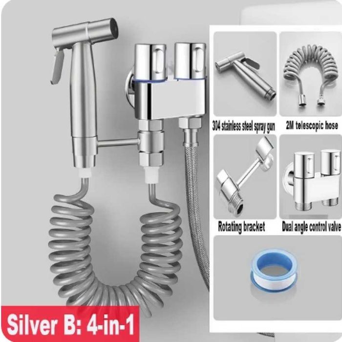 Хигиенен душ 3 цвята(ХРОМ,ОРЪЖЕЙНО СИВО и ЧЕРЕН)