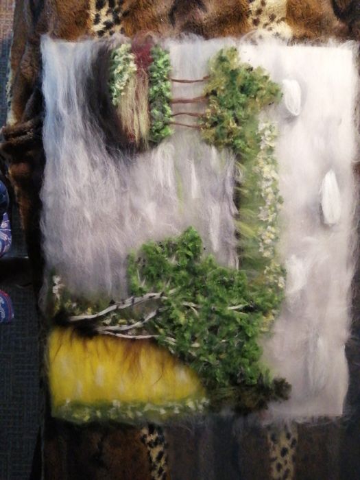 Картина шерстью 50х60 см