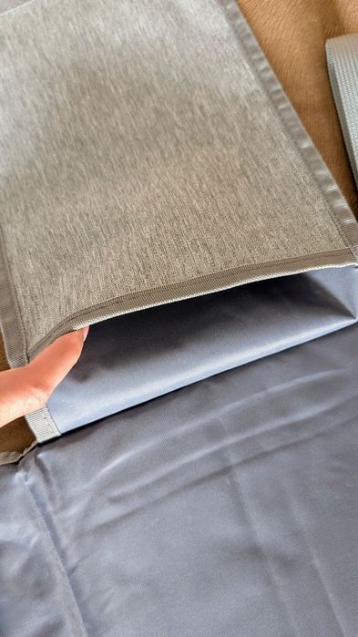 Чисто нова подложка-несесер за повиване на открито