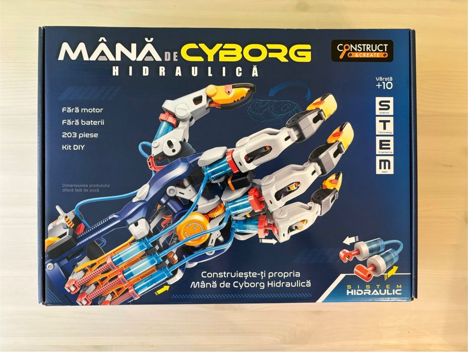Kit robotica: Mana de Cyborg hidraulica