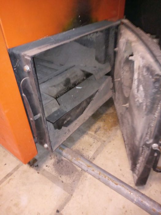 Котел на твърдо гориво МАТ- 55 kw с пелетна горелка Грейко RB 30 kw