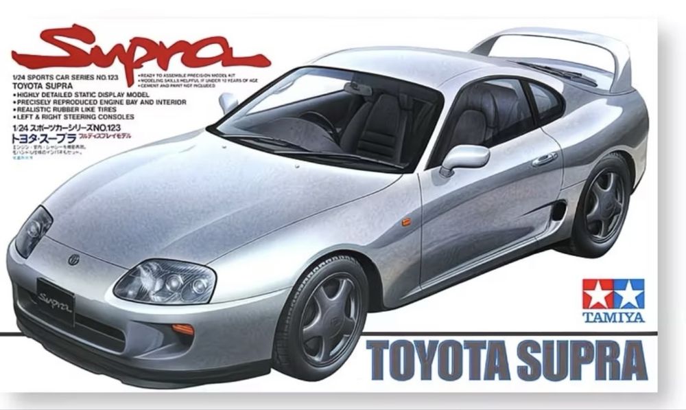 Toyota Supra сборная модель TAMIYA 1:24