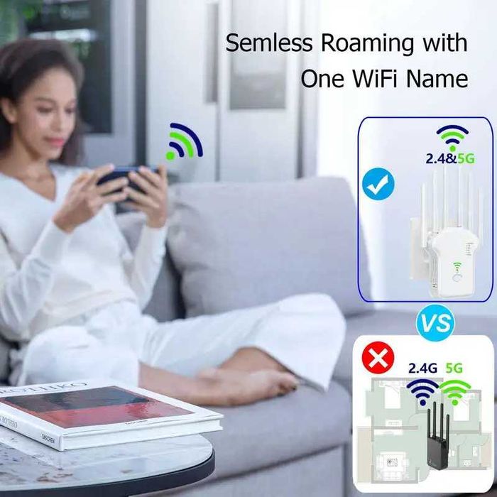 2026 мощни WiFi & Bluetooth USB адаптери, 2-in-1, 4.2+Dual-Band 1800Mbps