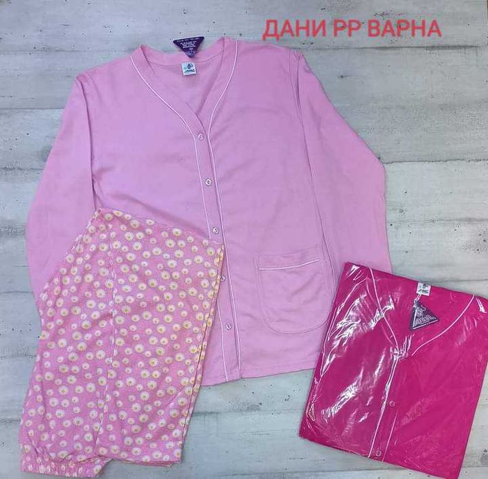 Дамски пижами М-ХЛ лека вата