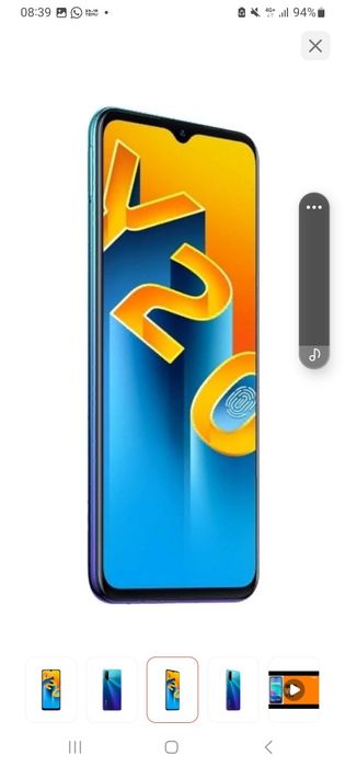 Продам телефон vivo y20