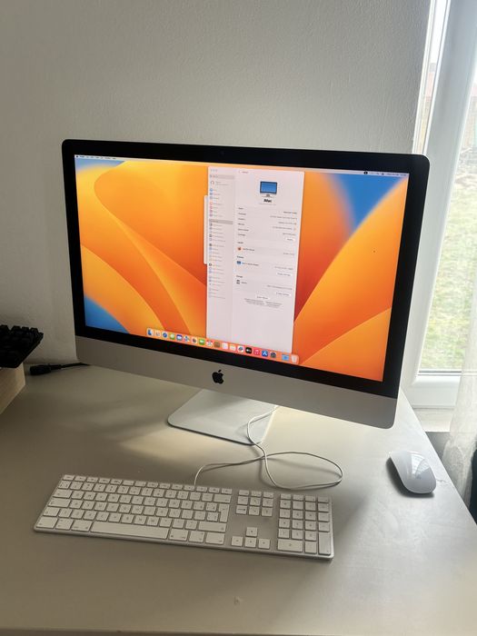 Imac 27 inch 5K . 2017 •procesor i5•40gb ram•SSD 512•cutie + accesorii
