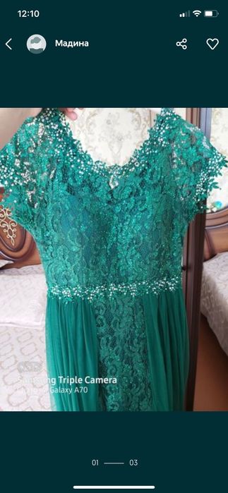 Продам новое вечернее платье