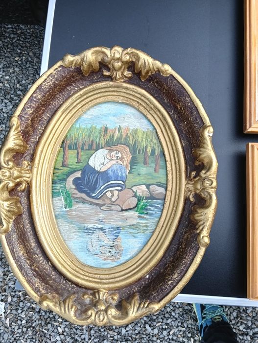 Tablouri goblen cusut manual