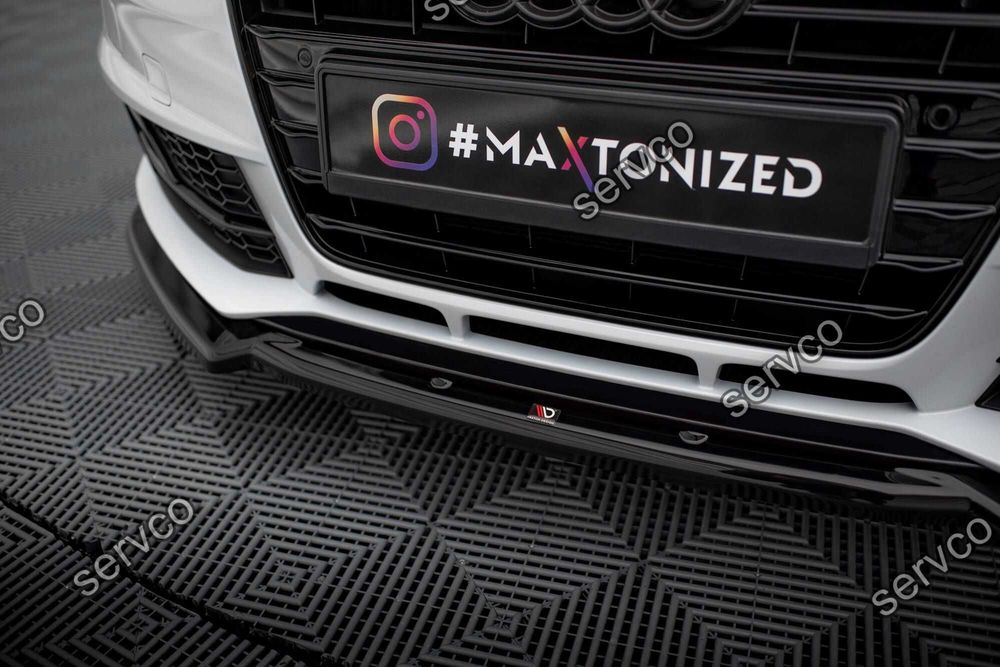 Prelungire bara fata Audi A4 Competition B8 2011-2015 v2 Maxton Design