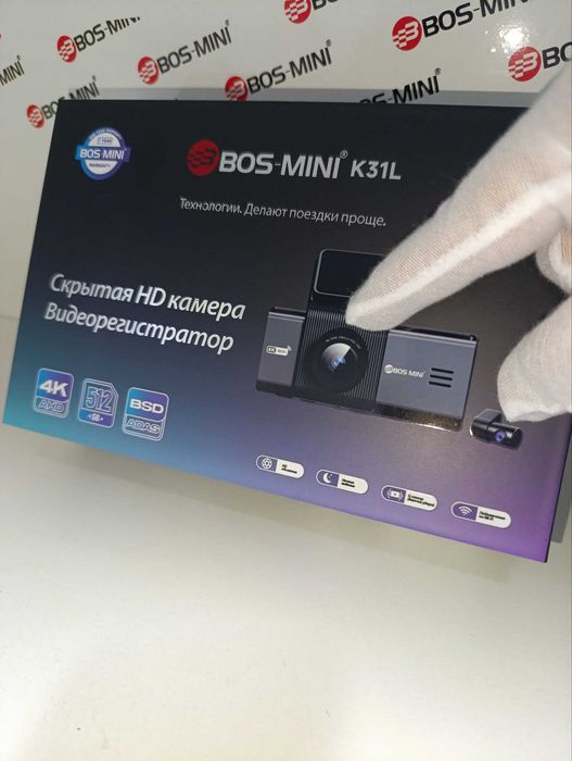 Videoregistrator 2ta kamera K31L 4K WiFi Avto  (Mini  HD Kamera)