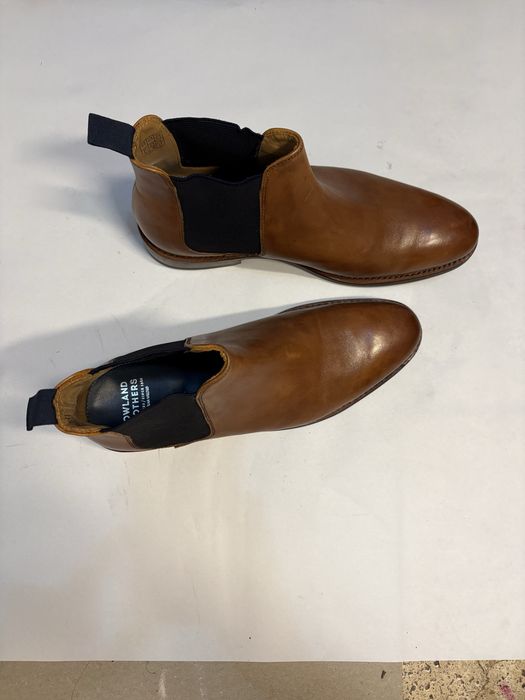 Ghete Chelsea Rowland Brothers piele naturală, Goodyear Welted, mărimea 41