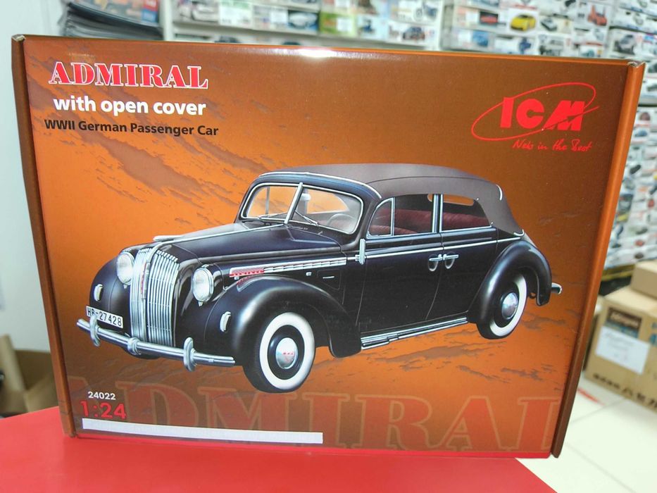 Сборная модель-Германский  автомобиль OPEL ADMIRAL- ICM масштаб 1:24