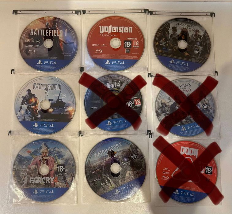 Игры на PS4 (Elden Ring, RDR2, MK, Minecraft, Assassin creed, и т.д.)