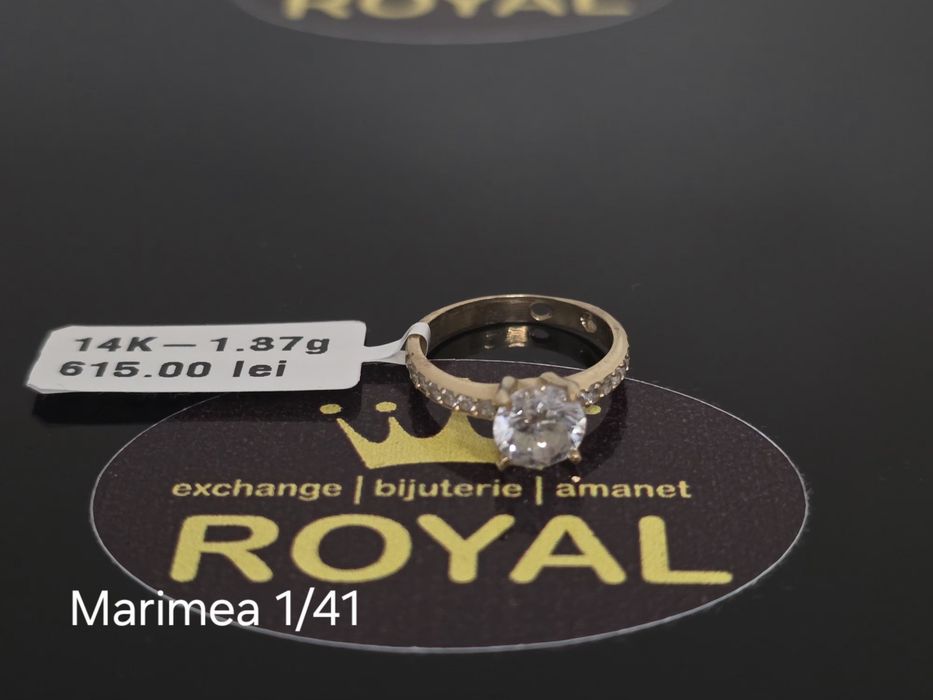 Bijuteria Royal: Inel aur 14k/1.37 gr