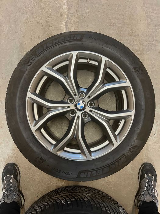 Roti Iarna 19 inch BMW X5 G05 X6 G06 Michelin 265/50 R19 Runflat