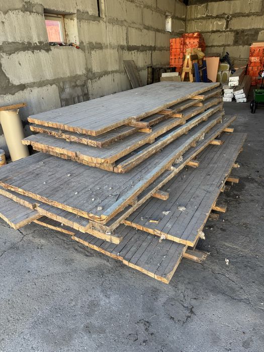 Полы деревянные б/у толстые