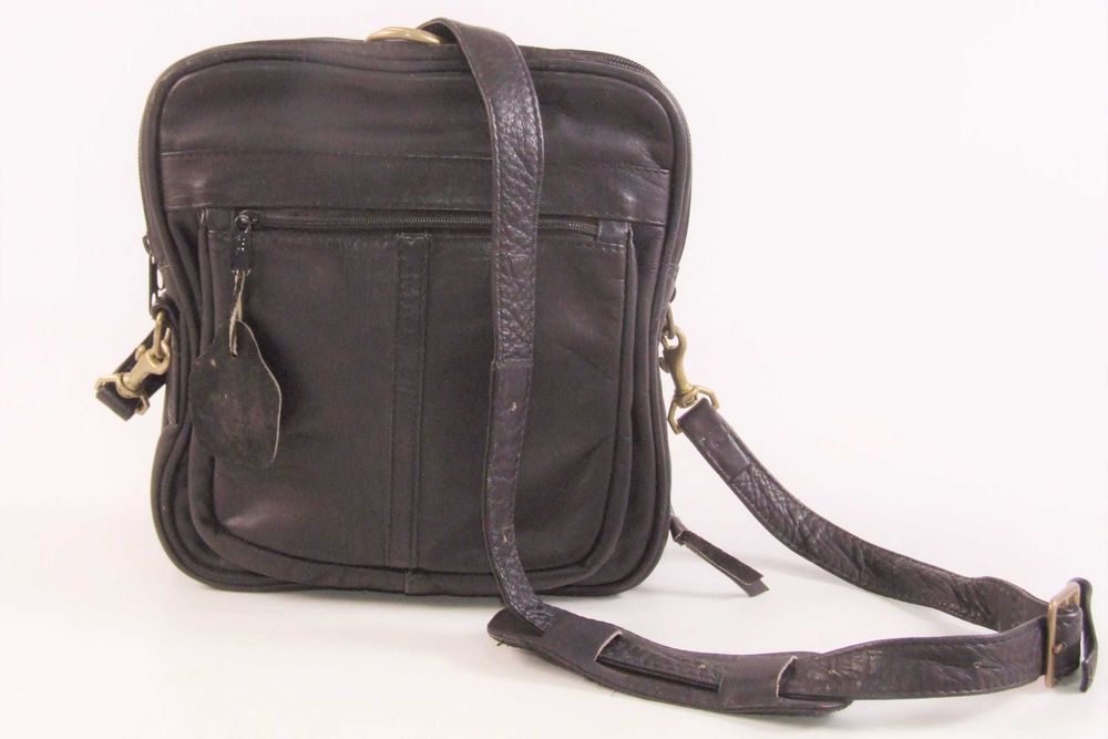 Geanta de voiaj pliabila, mare, piele naturala, Made in Columbia, NOUA