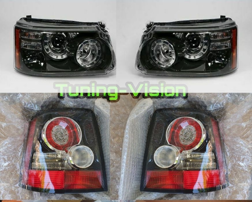 Range Rover sport L320 Facelift пакет фарове стопове броня калници