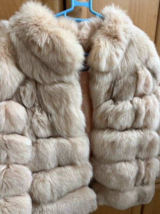 Песцовая шуба женская