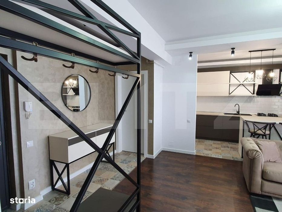 2 camere, mobilat lux, parcare subterana, Complex Luminia