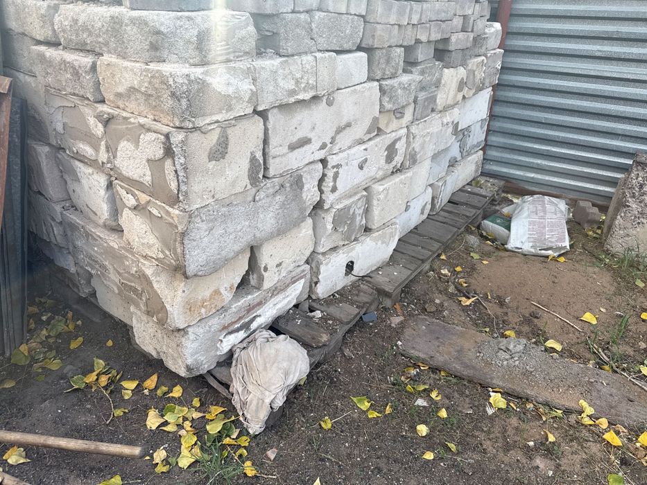 Продам б/у кирпич селикатный газоблок