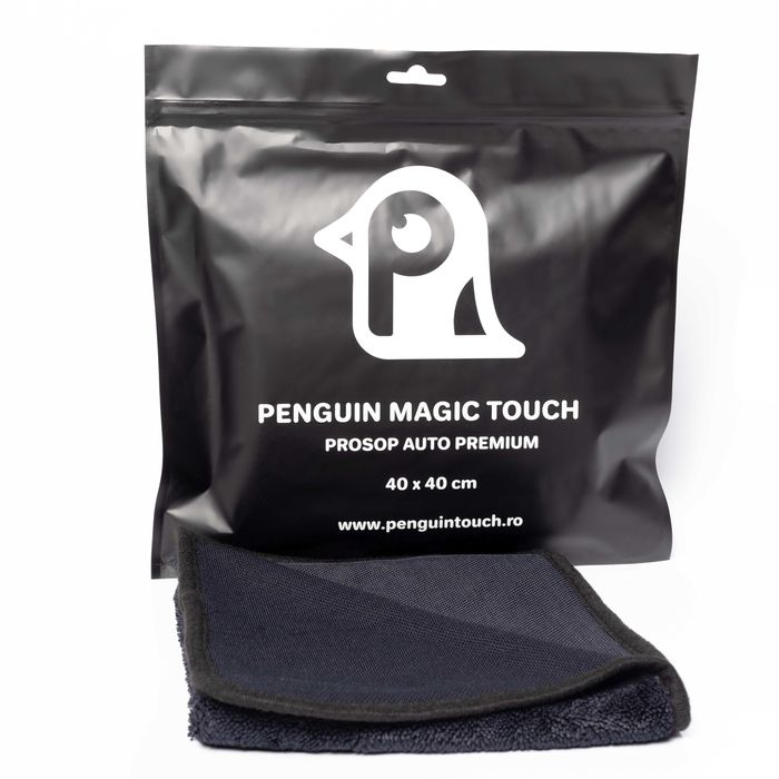 PREMIUM: Prosop Auto Microfibra Penguin Magic Touch Pachet COMBO