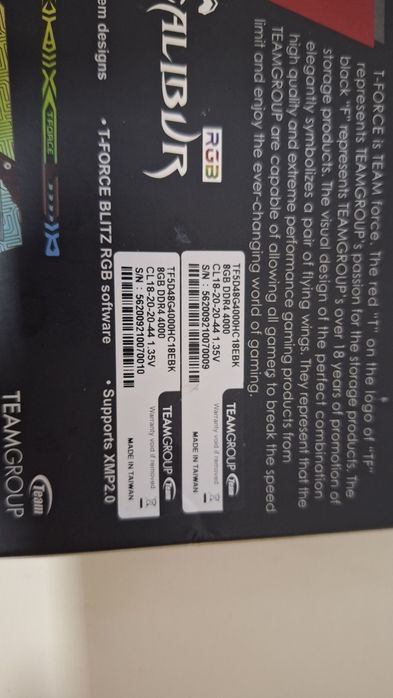 Memorii RAM 16Gb DDR4 4000mhz