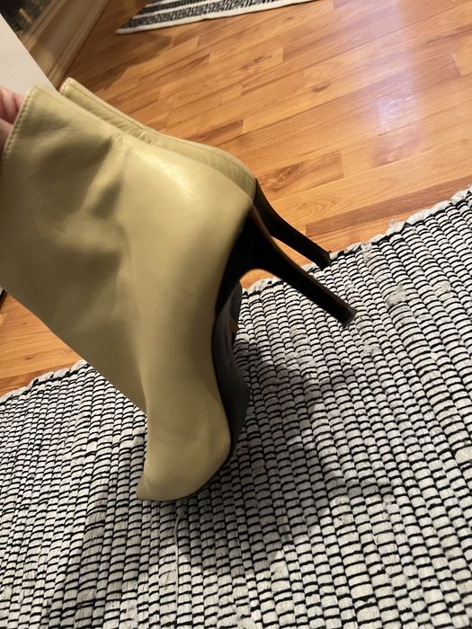 Vand pantofi/ghete stiletto ZARA piele naturala marimea 40
