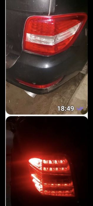 Стопове за Mercedes ML 2010 год Face-lift AMG пакет