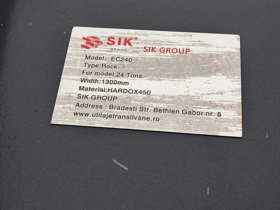 Cupă excavator ranforsată pentru EC240