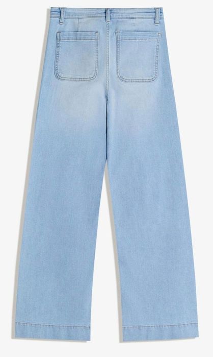 Джинсы голубые BERSHKA