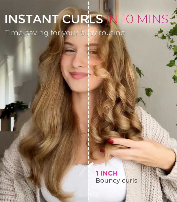 Автоматична въртяща се маша TYMO CURLPRO Beach Waves, 500 милиона йони