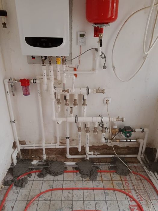 Отопление, тёплый пол, Плитачник, Сантехник